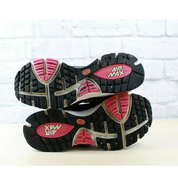 Nike Air Max Run Lite Plus+ Black Pink Mesh Running Sneaker Shoes US 7 - Picture 9 of 9